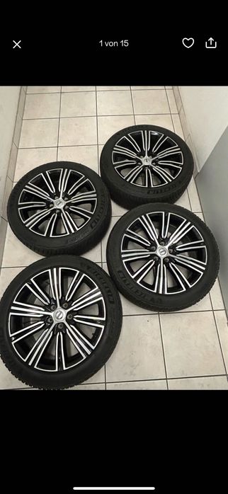 Vând jante cu anvelope iarnă originale Volvo 235 45 r18 s60 s90