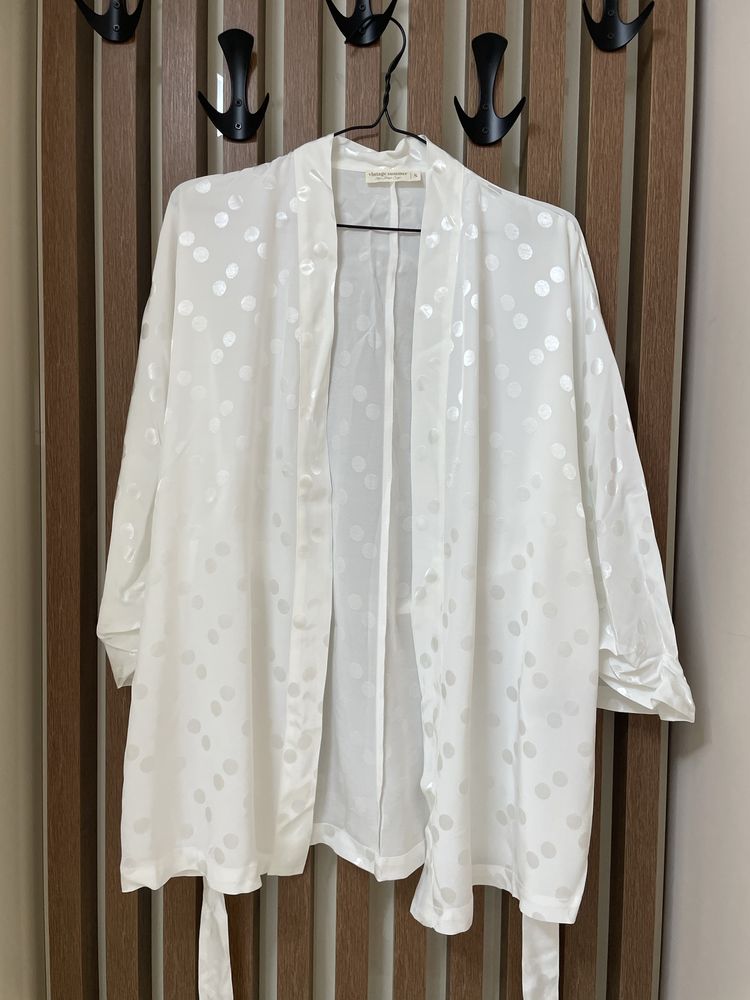 Плажно кимоно от естествена материя, размер S, Vintage Summer, ново