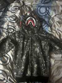 BAPE Space Camo Shark Full Zip Hoodie