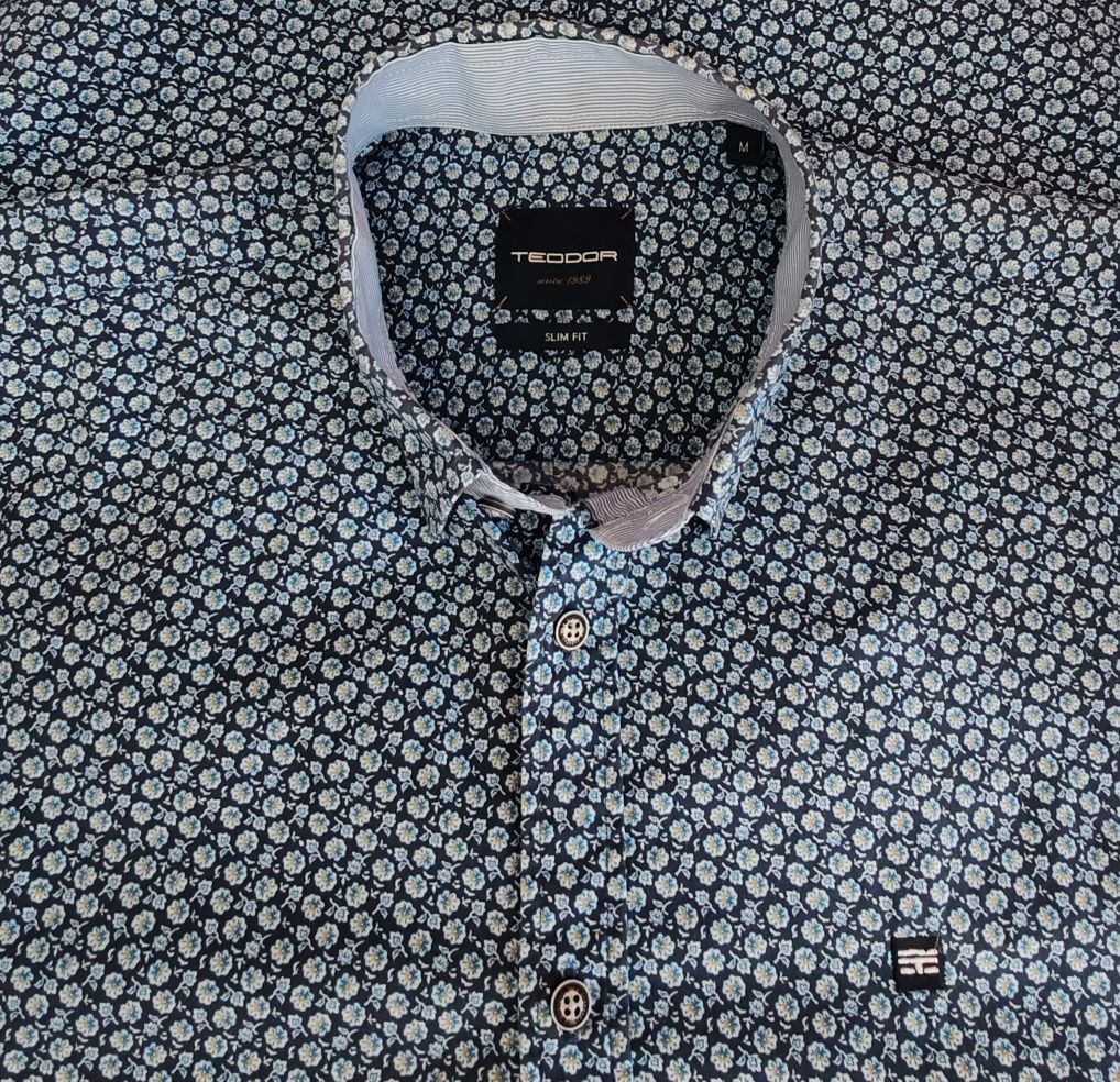 Мъжка риза "Teodor Slim Fit"- M размер