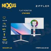 NEW Gaming Monitor ZIFFLER 27 Flat Ips 180Hz Fhd Rgb