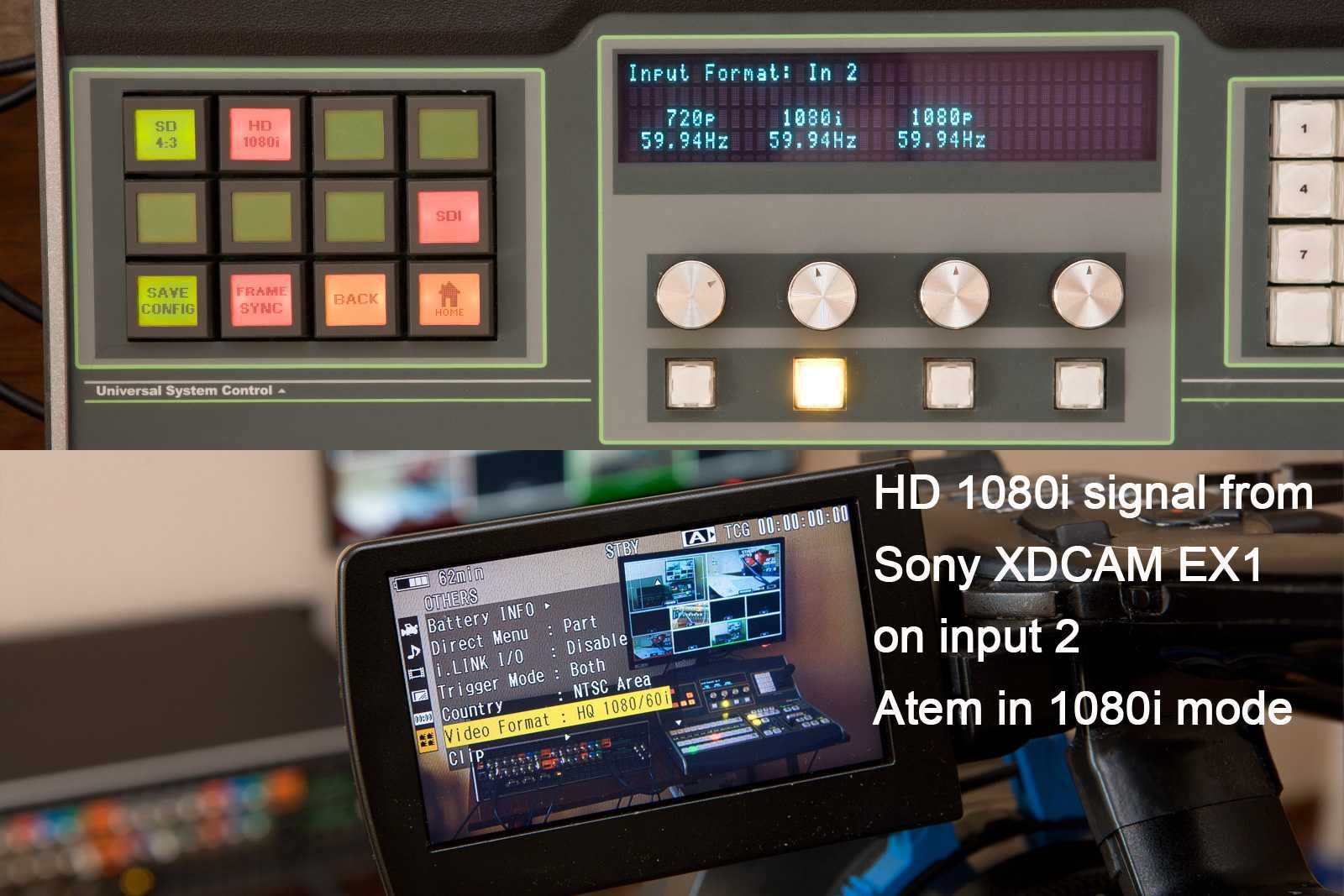 Echolab Atem 1M/E видеомикшер - 3G-SDI, HD-SDI, SD-SDI, HDMI и аналог