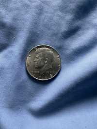 Moneda 50 centi SUA, an 1968, in stare foarte buna