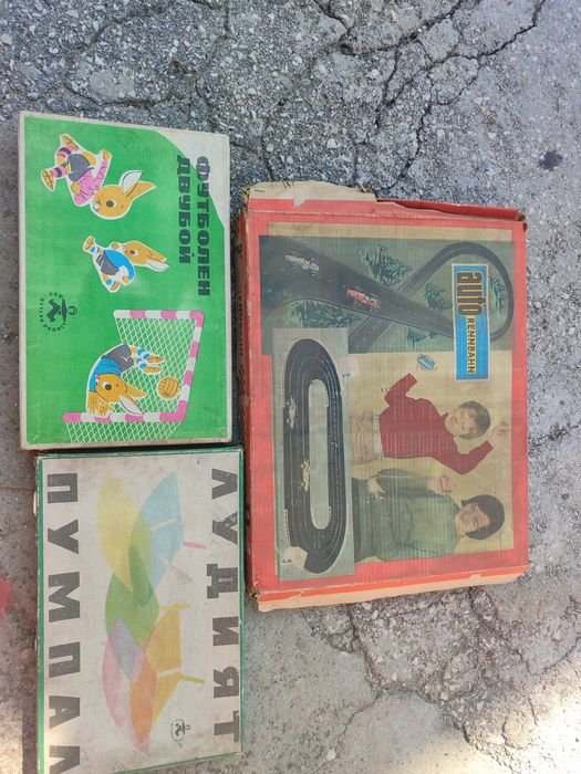 3 бр ретро детски игри и модели на самолети и хеликоптери