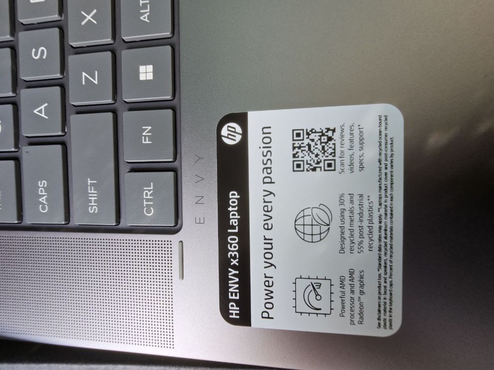 Продам ноутбук HP Envy x360