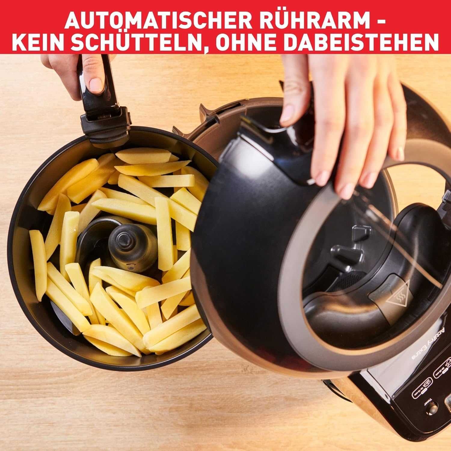 Фритюрник с горещ въдух Tefal ActiFry Genius+ (FZ7738) 1500W