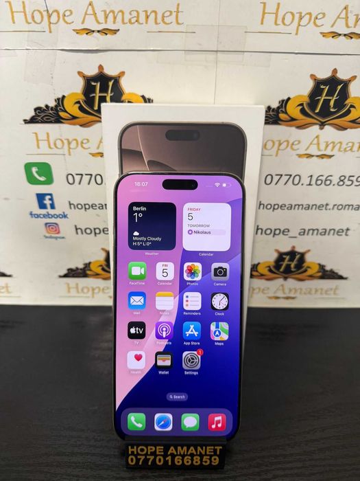 Hope Amanet P10/Iphone 16 Pro Max