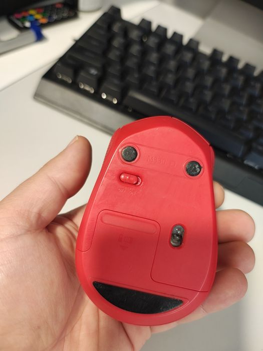 Mouse Asus WT425 albastru wireless silent, Logitech M330 silent plus