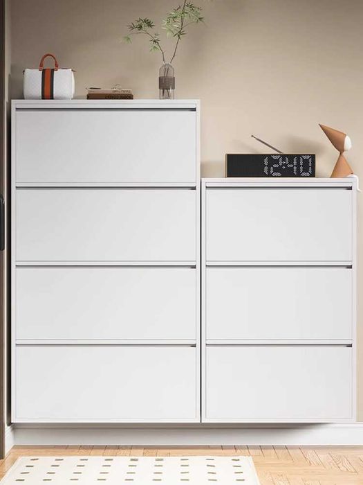 Шкафы для прихожки/ ултратонкие обувницы из металла/ настенные