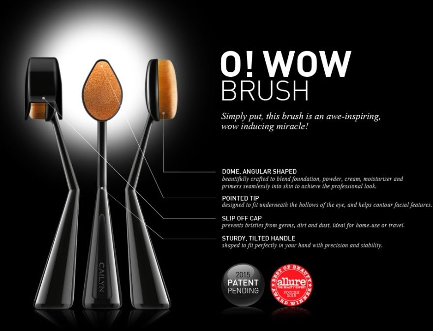 Кисть cailyn o wow brush для нанесения тонального