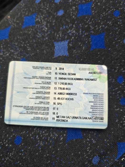 Matiz pol luks toza metanda 2014 ideal