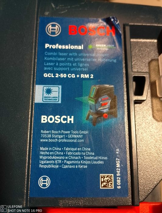 Nivela Laser Bosch GCL 2-50 CG + RM 2 + BM 3 Noua Sigilata