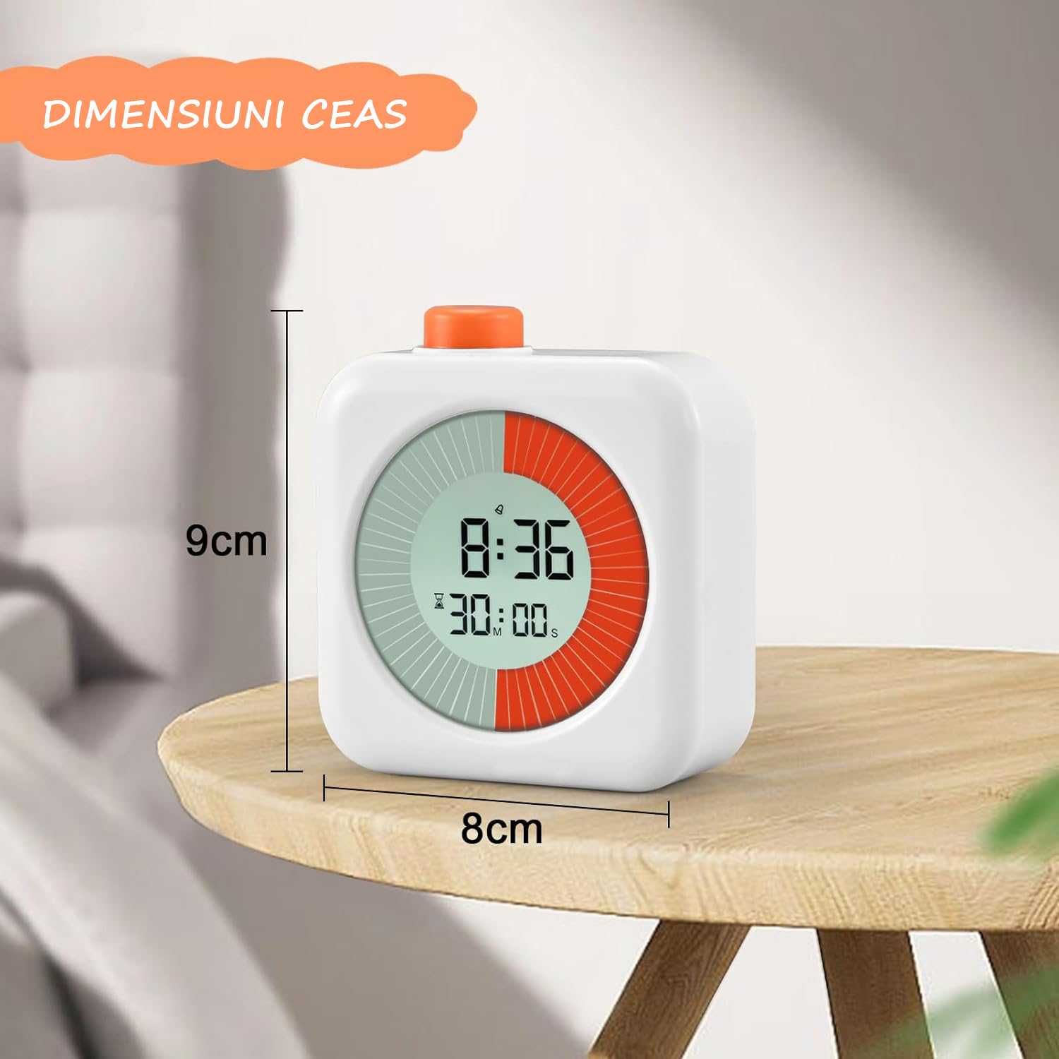 Ceas timer digital cu alarma pentru gatit si alte activitati