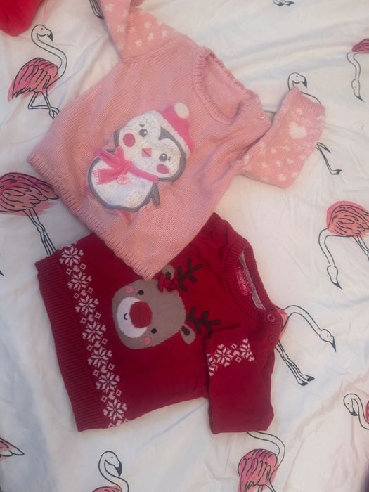 Коледни дрешки 6-9мес