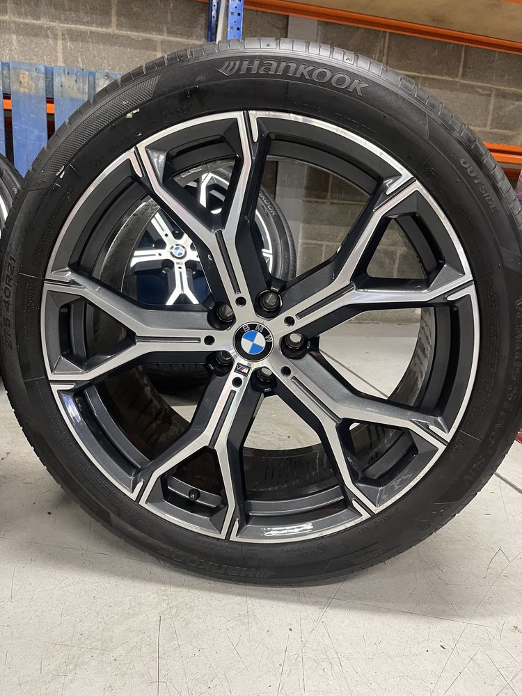 Jante Bmw X5 X6 R21 G05 G06 Originale 741M Hankook *Rft 40/2022 90%