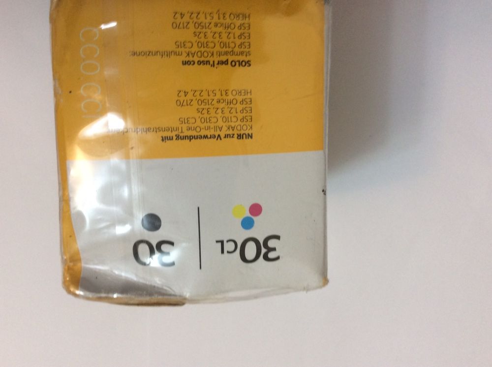 cartuș de cerneală negru și color Kodak 30B,30CL,cat 803 9745