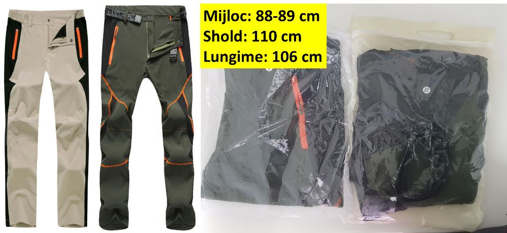 Pantaloni Verzi pt trekking, hiking, alpinism, outdoor etc Noi