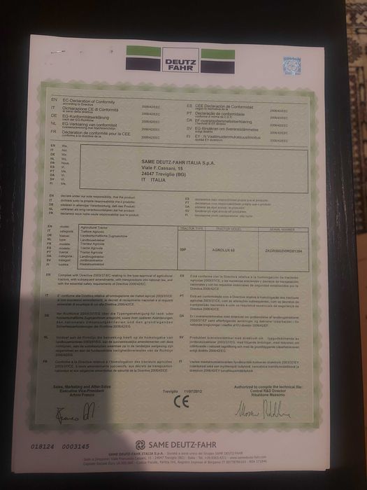 Трактор DEUTZ-Fahr