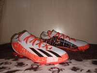 Ghete pentru fotbal X Speedportal Messi.3 Fg J GW8391 Alb