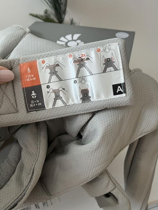Ергономична раница Ergobaby Embrace -Grey НОВА