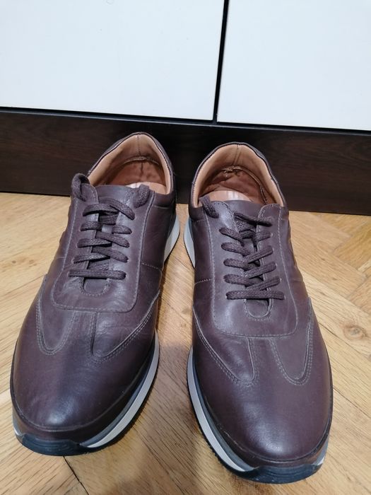 Естествена кожа обувки (тип маратонки) 100 %кожа