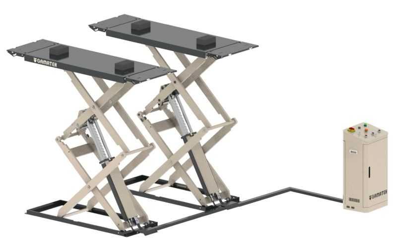 3.5т Нископрофилен ножичен подемник 305LP