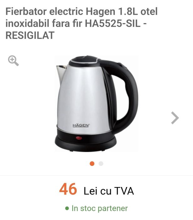 Cana fierbător electrica