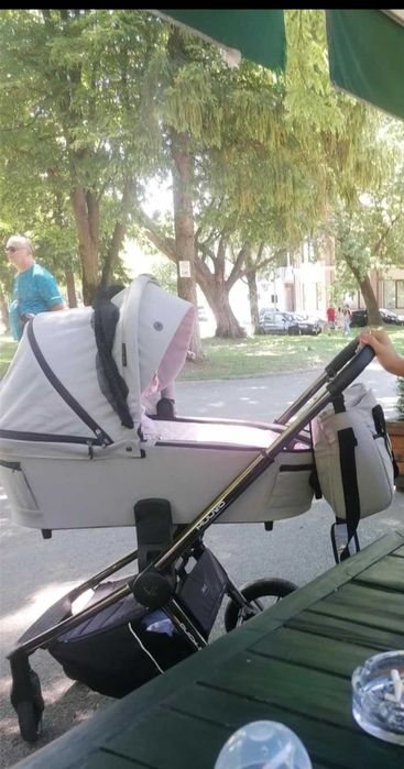 Бебешка количка 2в1 Quick 4.0 Steel Grey - Muuvo