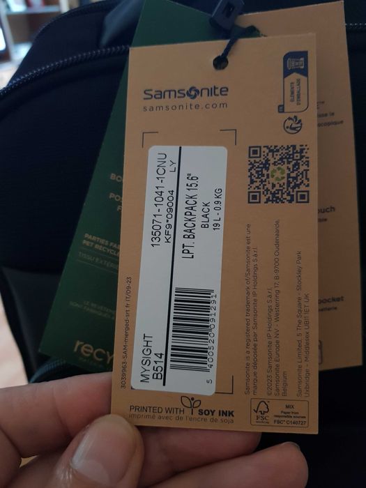 Rucsac Samsonite Neutilizat cu USB