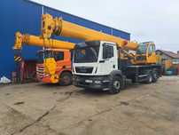MAN TGM , 2017 , macara noua  25 tone , 32 metri brat , eu 6