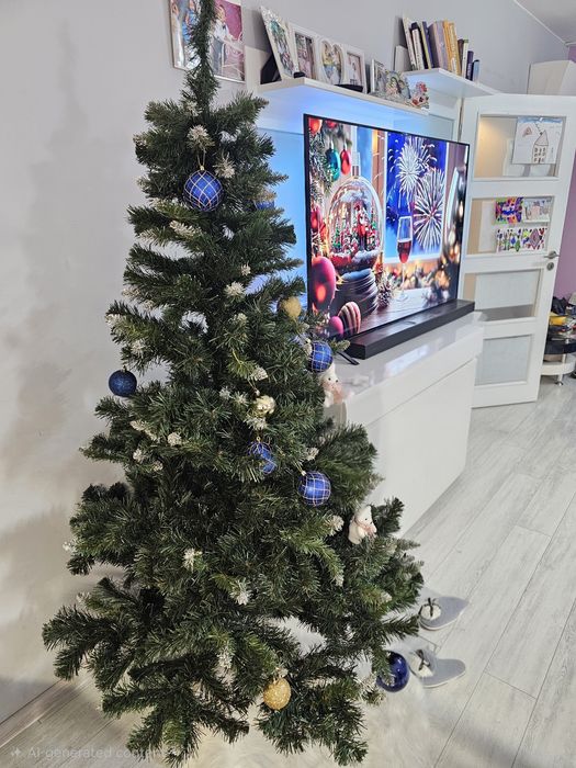 Луксозна коледна елха