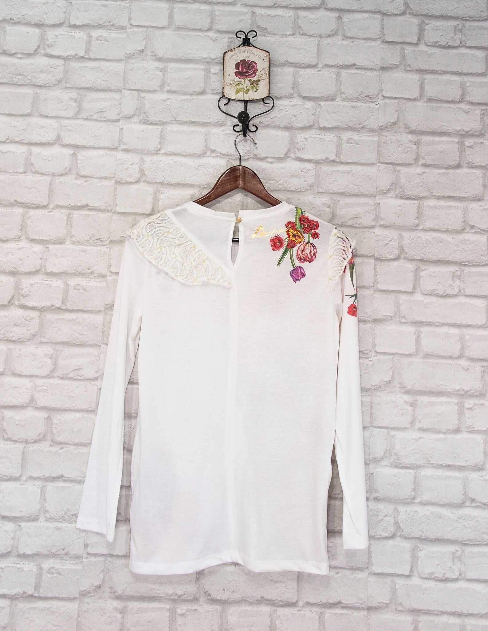 DESIGUAL Оригинална дамска блуза фланелка размер XS
