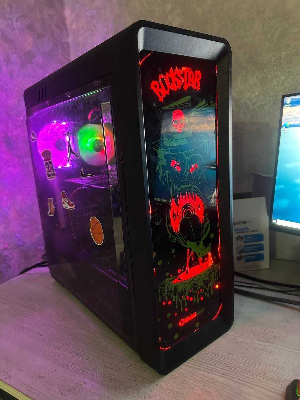 Игровой кейс 10 поколения/ i3 10100f + Rx570 4gb + 16gb ddr4 /