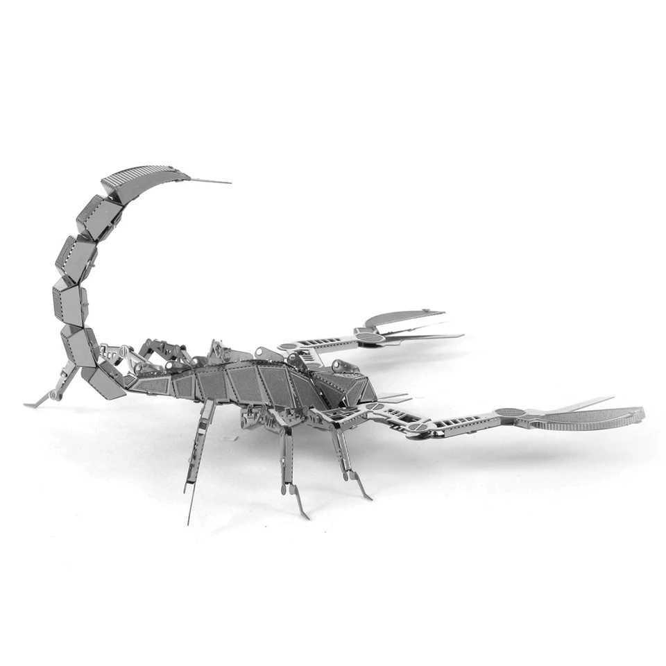Puzzle 3D metalic: Scorpion. De colecție. Nu se desface după montaj.