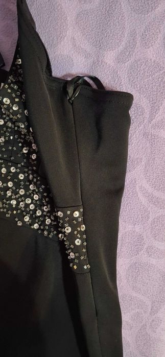 Дамска елегантна черна рокля