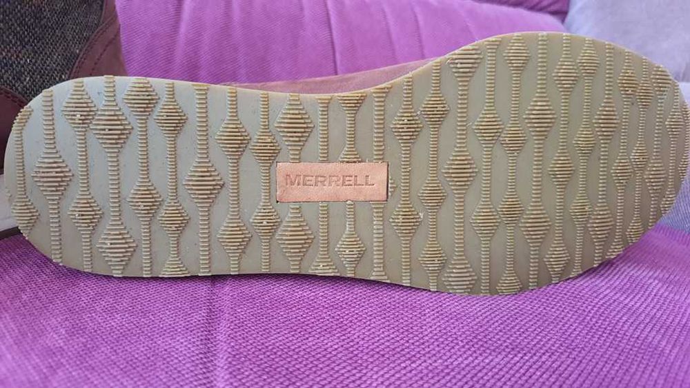 Ghete sport, usoare, piele naturala MERRELL Roam Mid marimea 40,5