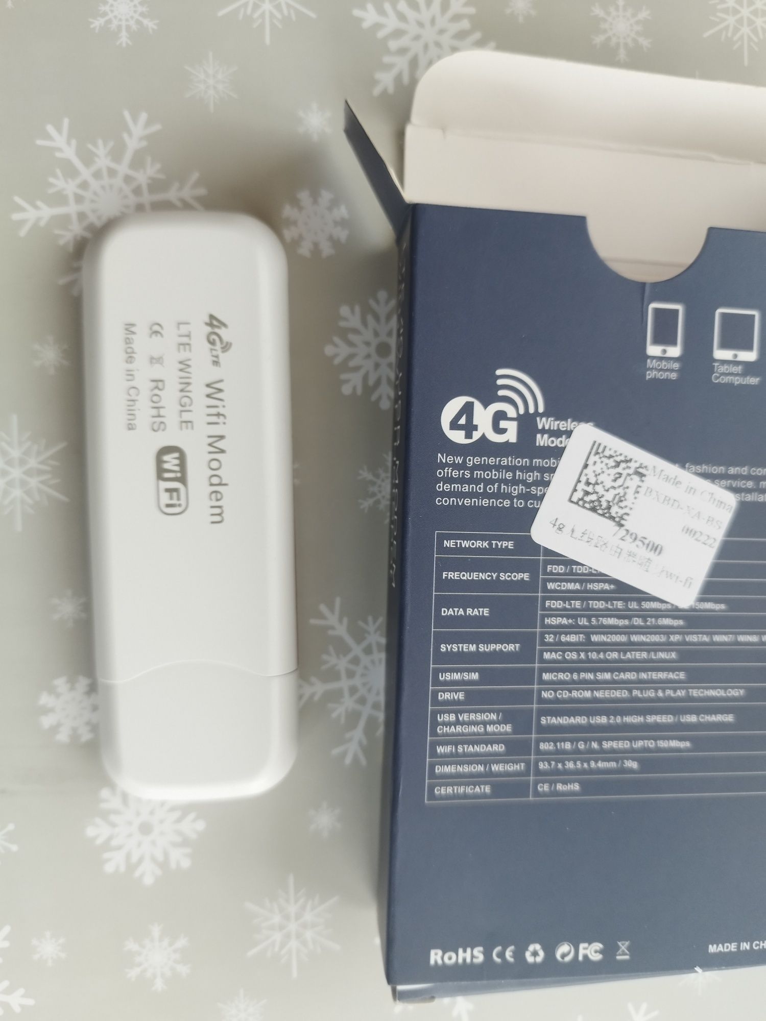 Модем 4G USB  WI-FI рутер.