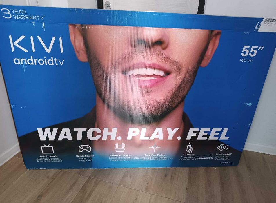 KiVi 140 см 4К smart tv телевизор