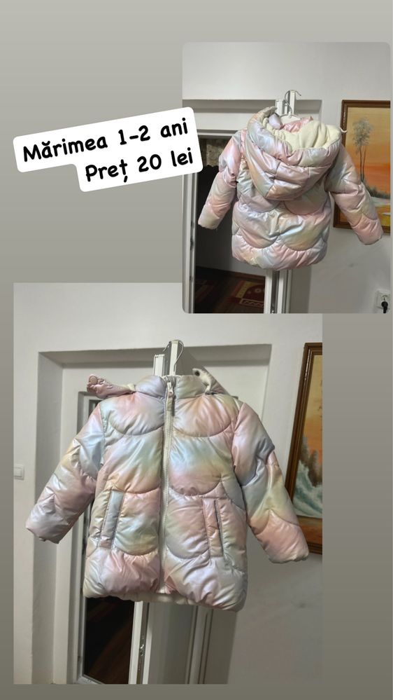 Geaca fetite marimea 1-2 ani
