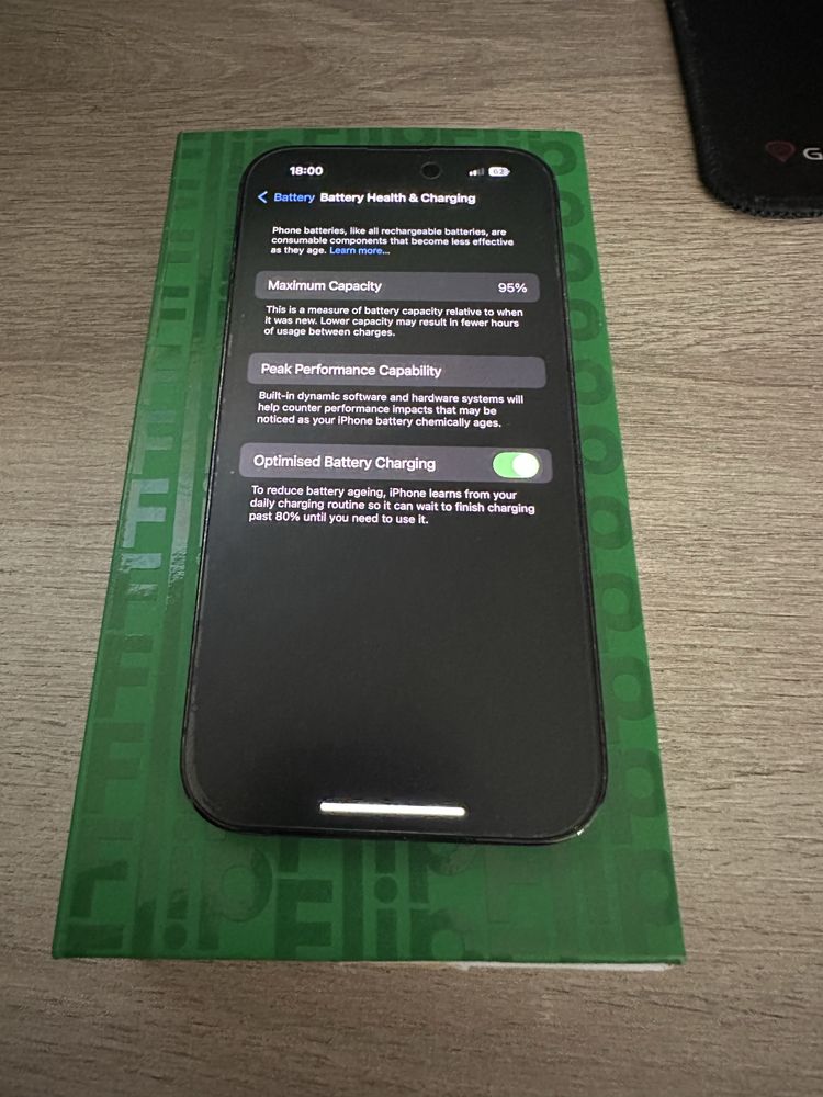 iPhone 14 Pro, Space Black, 128GB - 95% Battery Health