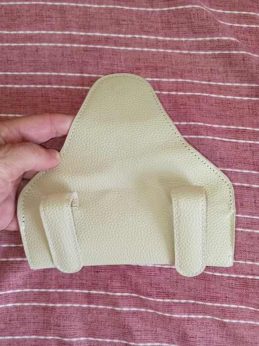 Toc/etui ochelari pentru mașină din piele de vita