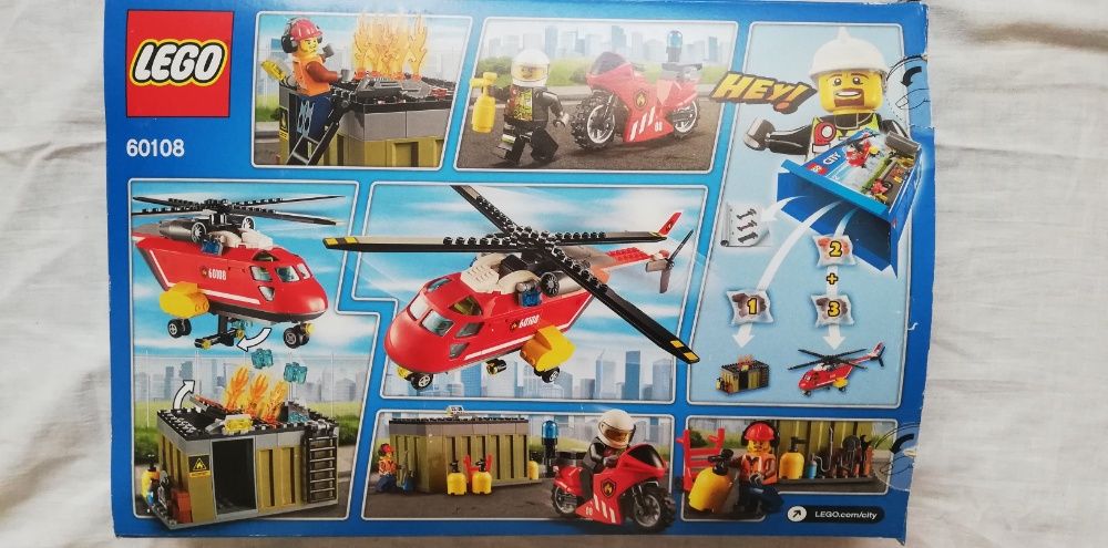 -44% Lego City 60108 Unitatea de interventie pompieri, Trimit Gratis