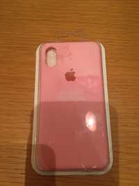 Husa logo iPhone xs roz și negru