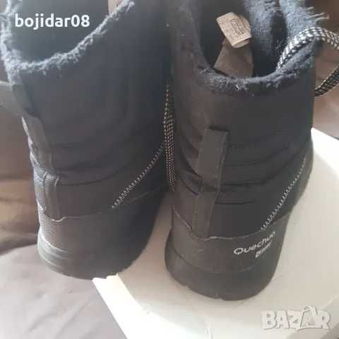 Зимни високи обувки Quechua sh100 warm mid m black N 41