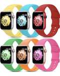Curea Husa Silicon Soft Colorat Incarcator Ceas Apple Serie 1-10 Ultra