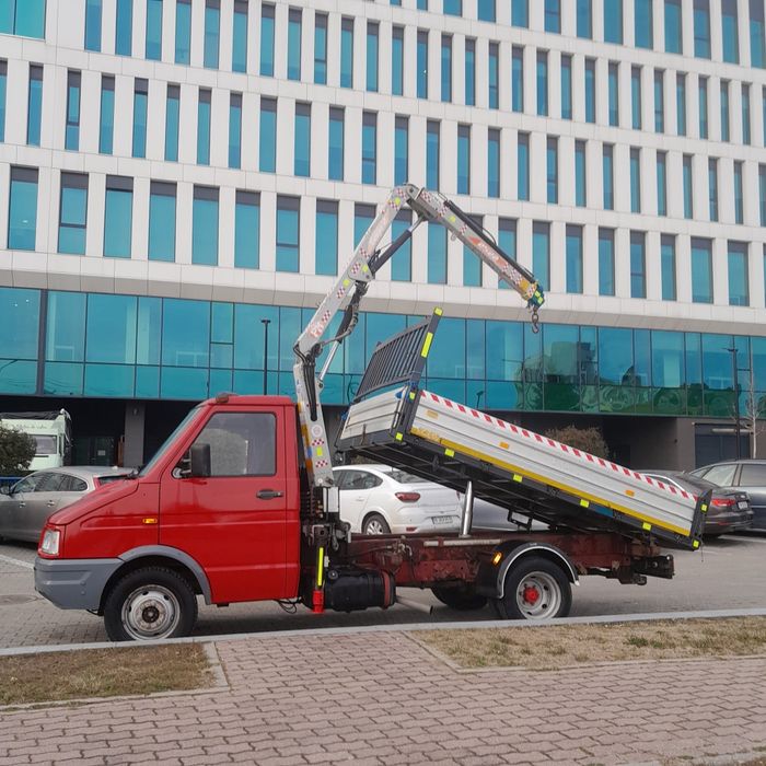 Iveco daily basculabil cu macara