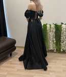 Rochie ocazie neagra cu corset XS/S
