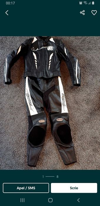 Costum moto ceaca + pantaloni cu protectii