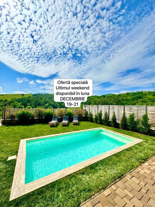 Cabana de inchiriat - cu piscină si jacuzzi INDISPONIBILA REVELION