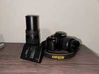 Nikon d3200 + 2 obiectiv